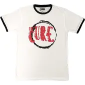 Ginza.se Hommes, T-shirt, Circle Logo Ringer, Blanc, (L)