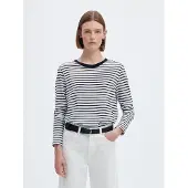 Selected T-shirt noir / blanc