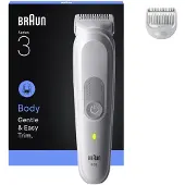 Braun Series 3 80789711, Rasage à sec et humide, Alimentation/batterie, Gris clair