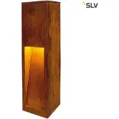 SLV Rusty Slot LED Lampadaire IP44 acier rouillé fer 50 cm hauteur 3000K blanc chaud