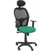 Piqueras Y Crespo Alocén Headboard Ergonomic Office Chair Vert