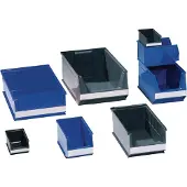 Lockweiler Bac à bec gris pour env. 2,6l Longueur 230 / 200 x largeur 150 x hauteur 130mm en polyéthylène empilable - 19100414
