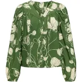Object Jacira Long Sleeve Blouse Vert 44 Femme