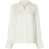 Selected Chemisier coquille d'oeuf