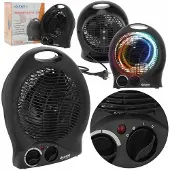 Volteno Farelka Radiateur Soufflant Chauffage Électrique 2000W 3 Niveaux Avec Thermostat