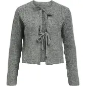 Object Cardigan 'Parvi' gris chiné