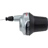 Shimano - Manette de dérailleur rotative NEXUS SL-C6001, 8 vitesses, argentée - pour une sélection de vitesses précise...