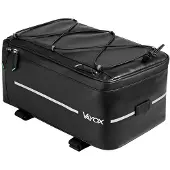 Vayox Sacoche de vélo pour porte-bagages, VA0166 8L, Noir