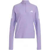 Adidas Adi365 Iconic Running Half Zip Sweatshirt Violet XS Femme