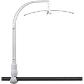 Niermann Standby Niermann Support de mobile pour barre ronde Blanc