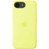 Apple Coque en silicone pour iPhone 17e / 16e - Neon Yellow