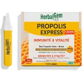Herbalgem Pranarom - Propolis Express – solution liquide -- 7 x 10 ml