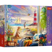 Trefl Puzzle - 1000 pièces - L'heure du thé : Brise d'été - 12115