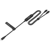 Digitus AK-300170-018-S 2-in-1 Ladekabel USB-C 140W, 1,8m schwarz