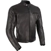 Oxford Walton 2.0 Leather Jacket Noir L Homme