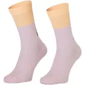 SCOTT Block Stripe Crew Socks Rose EU 39-41