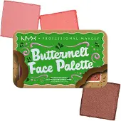 NYX Maquillage professionnel Holiday Palette de maquillage Buttermelt couleur foncée 3 x 4 g