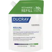 Ducray Kelual Squanorm Shampooing Régulateur Anti-pelliculaire Eco-Recharge 400 ml Shampooing