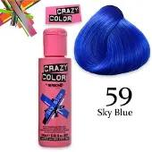 Crazy Color semi-permanent 100 ml bleu ciel