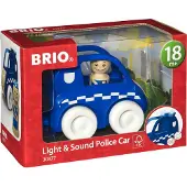 BRIO Voiture de police avec lumières et sons