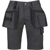 Storvik Thijs short de travail stretch anthracite
