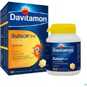 Davitamon Junior Multifruits 120 pc(s) Comprimé(S)