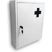 Relaxdays Armoire à pharmacie (35.50 x 8 x 43 cm)