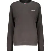 Tommy Hilfiger Sweat-shirt 'ESS' noir / blanc