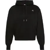 Calvin Klein Jeans Sweat-shirt noir / blanc