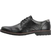 Rieker Chaussures de ville pour hommes , couleur noire, style décontracté