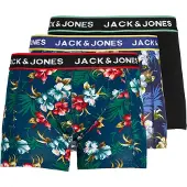 Jack & Jones Boxers bleu foncé / marron / noir / blanc cassé