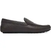 BOSS Mocassins en cuir foulonné avec semelle à picots