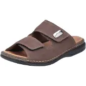 Rieker Mule brun foncé / argent