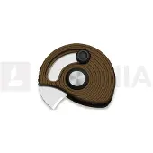 Kizer Cutlery Couteau pliant Snail Trail AEB-L, Brown Aluminum