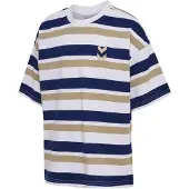Hummel T-Shirt beige foncé / bleu / blanc
