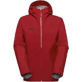 Mammut - Veste de randonnée imperméable en GORE-TEX ePE - Crater Light HS Hooded Jacket Men Dark Red pour Homme - Taille XL - Rouge