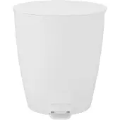 Blomus AVA Treteimer weiss 3l, Poubelle, Blanc