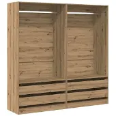 vidaXL Armoire Artisan-Chêne 100x50x200 cm Bois composite