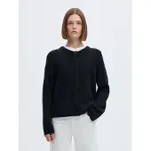 Selected Laine Mélangée Cardigan Femme Bleu XXL