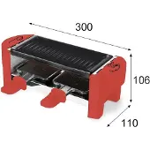 Little Balance Raclette Duo Piment Raclette Individuelle 2 Personnes, Design Piment -