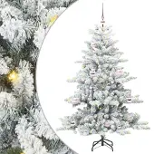 vidaXL Sapin de Noël Artificiel à Branches Articulées 150 cm PVC