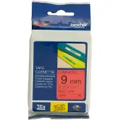 Brother TZe-421 - (9 mm) - Noir sur rouge - Ruban
