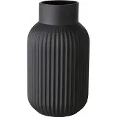 Boltze Nordika Vase cylindrique Verre Noir