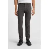 BOSS Pantalon chino gris basalte