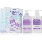Kundal Honey & Macadamia White Musk coffret cadeau pour cheveux