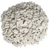 LEGO 50 briques 2x4, blanc