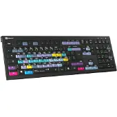 Logickeyboard ASTRA 2 Clavier USB AZERTY Anglais Noir (LKB-RESB-A2PC-FR)