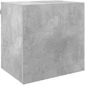 vidaXL meuble-paroi 4 pièces gris béton Matériau dérivé du bois
