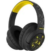 OTL TECHNOLOGIES POKEMON Pikachu Casque supra-auriculaire sans fil avec partage de lumière LED Aux