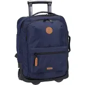 Cabaia trolley sac à dos Soft Suitcase 2 Wheels Essentials Trolley 27L Reykjavik bleu marine 42cm